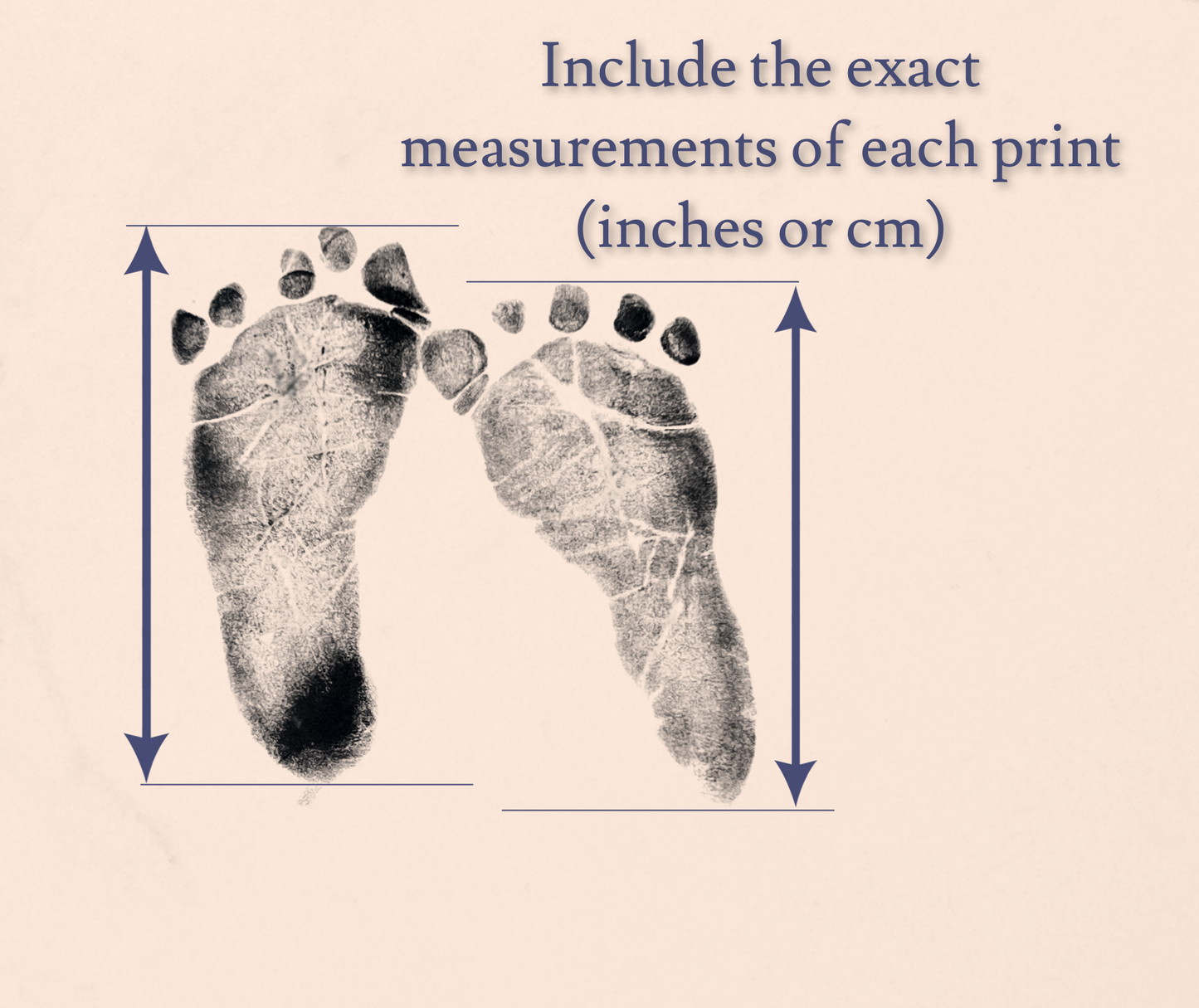 Framed Real Foil Baby Handprints and Footprints, Birth Stats Keepsake, Nursery Wall Art