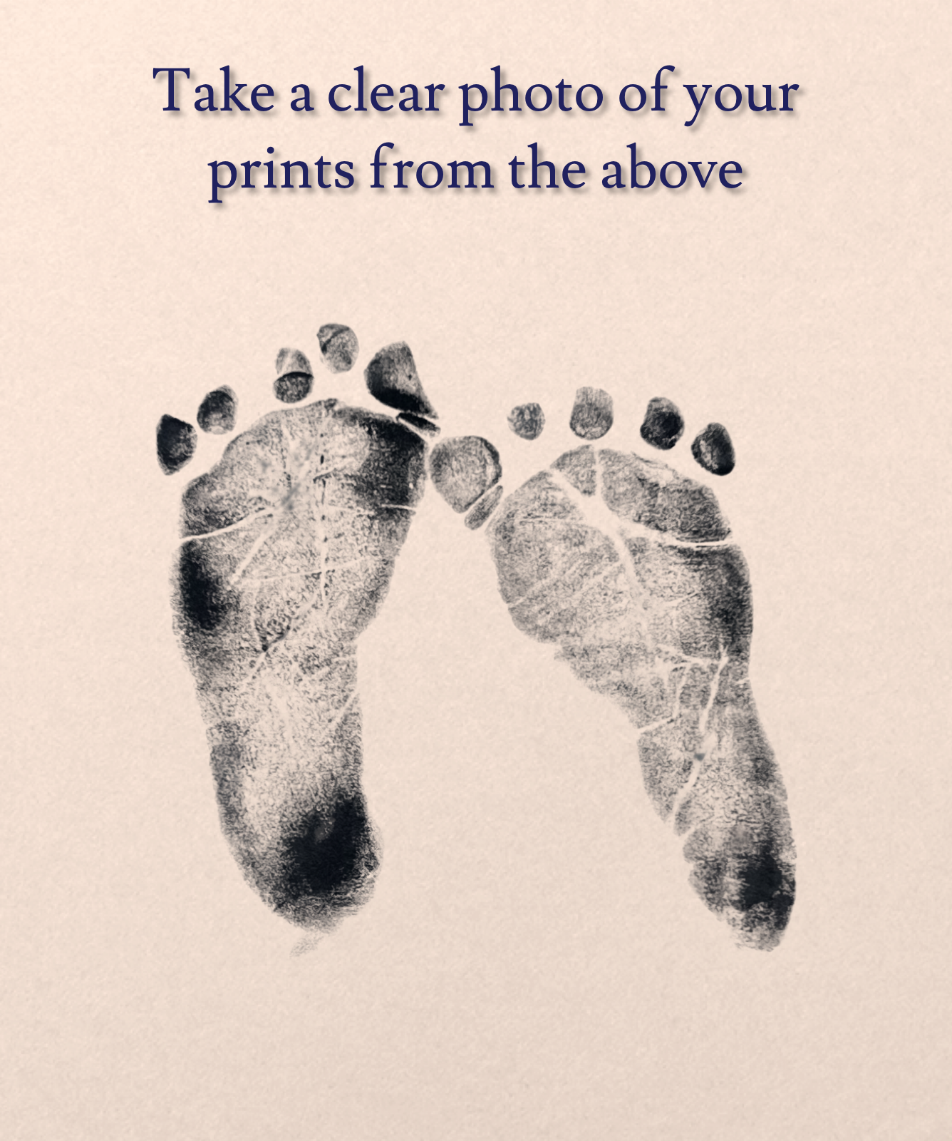 Framed Real Foil Baby Handprints and Footprints, Birth Stats Keepsake, Nursery Wall Art